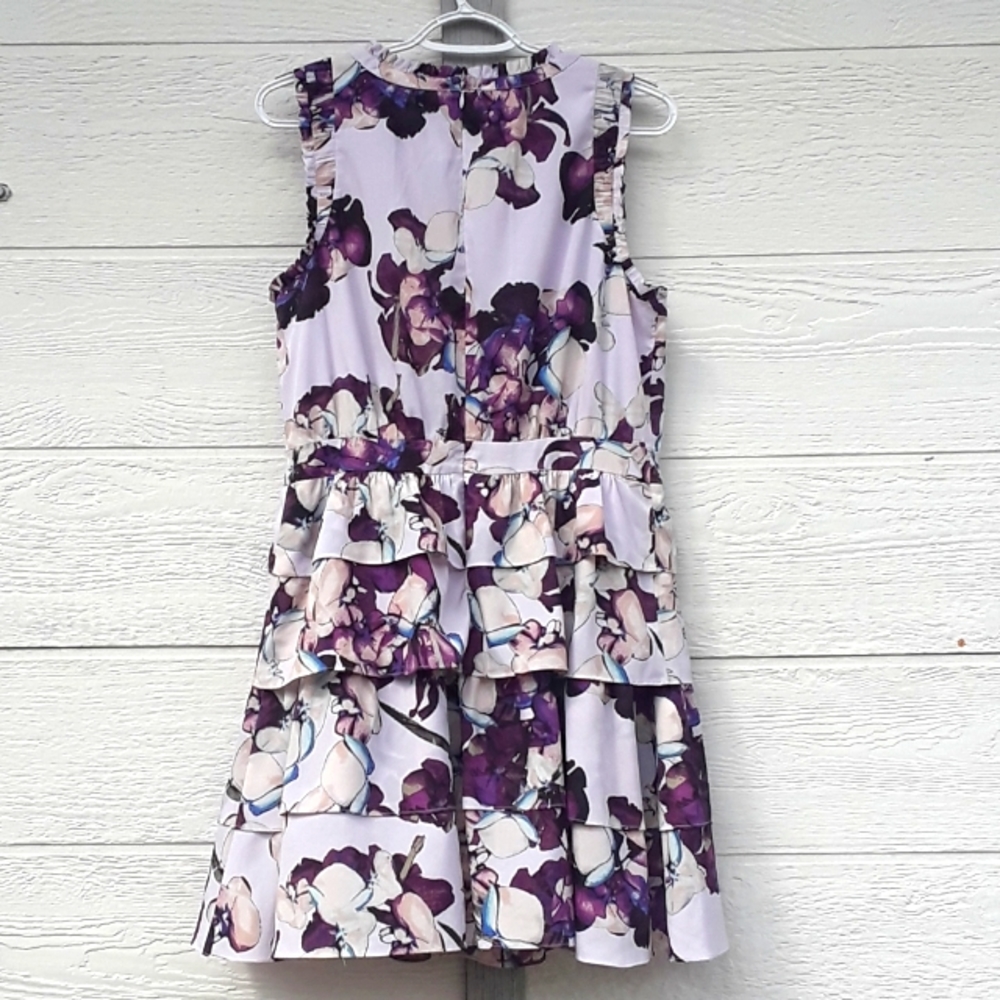 Banana Republic. Floral Dress. Size: 12 Petite. - Picture 3 of 5